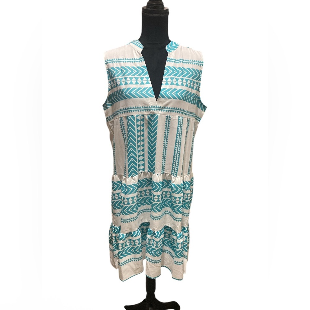 Sleeveless NWOT Aztec Dress